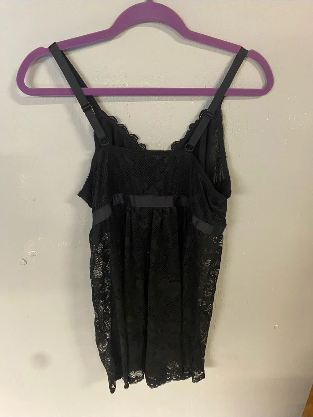 TORRID Curve Black Lace Chemise size 2 baby doll collection